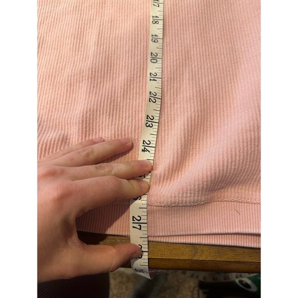 Proud Cheer Mom Sweatshirt Pullover Oversized Medium Pink Chicka-D Corded Crew - Picture 6 of 11